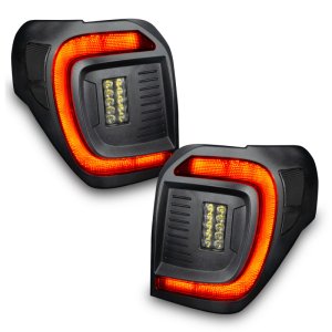 Toyota 4Runner LED Tail Lights - ORACLE Lighting - Black Series Lensless Flush Style - Black - `14-`23 Toyota 4Runner LED Tail Lights - ORACLE Lighting - Black Series Lensless Flush Style - Black - `14-`23